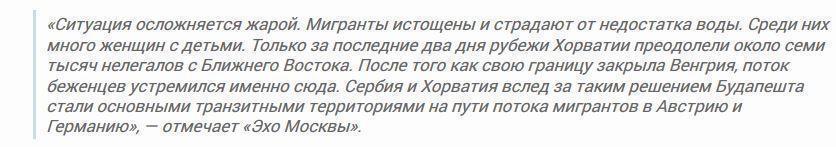 Беженцы прорвали полицейский кордон на границе Хорватии и Сербии