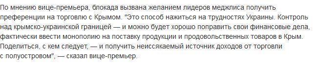 Власти Крыма сообщили, что Украина прекратила поставку продовольствия