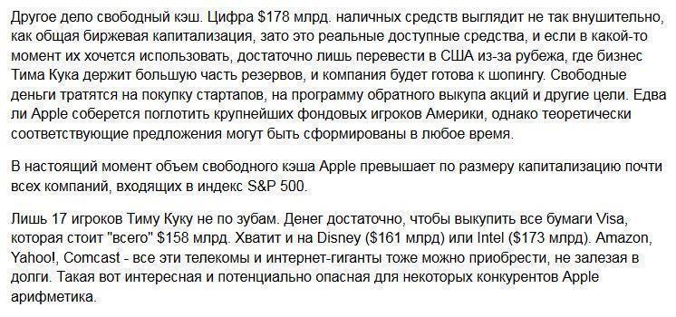 Apple признали самой дорогой компанией мира