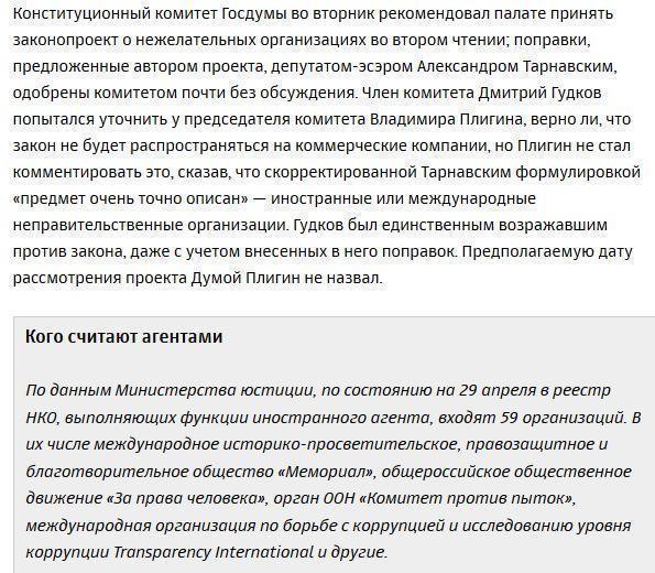 Бизнес будут штрафовать за работу с нежелательными в России организациями