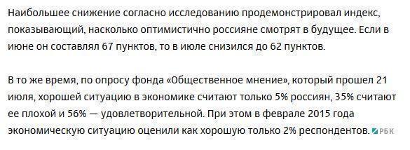 Россияне начали менять свое отношение к ЕС и США