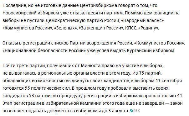 Эксперты ФСБ посоветовали ЦИК не пускать на выборы команду Навального