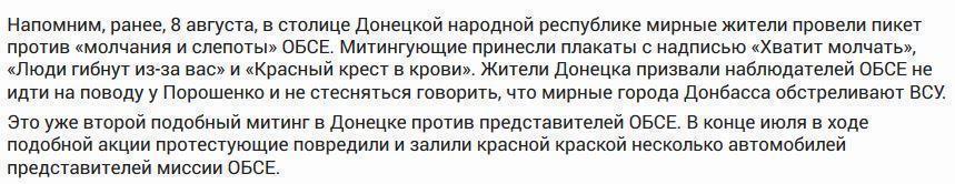 «Оптический троллинг» ОБСЕ: наблюдателям предоставили скидку на контактные линзы